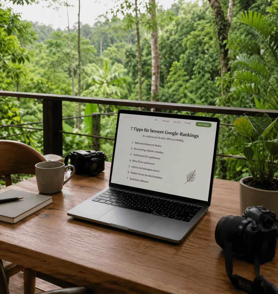 Babsi Weber, SEO Ratgeber, Laptop